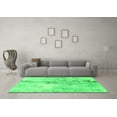 thumbnail image 3 of Ahgly Company Indoor Square Abstract Green Modern Area Rugs, 7' Square, 3 of 4