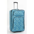 thumbnail image 2 of 25" 2-Wheel Upright Check Luggage, Hawaiian Pineapple Print, 2 of 6