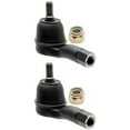 thumbnail image 2 of Detroit Axle - Both (2) New Front Driver and Passenger Outer Tie Rod Ends For - 1985-1988 Chevrolet Spectrum - [1989-1989 Geo Prizm] - 1989-1989 Geo Spectrum - [1985-1989 Isuzu I Mark (FWD ONLY)], 2 of 5