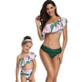 thumbnail image 1 of Summer Mother Daughter Family Matching Ruffle High Waist Bikini Swimsuit Bathing wear, 1 of 1