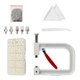 thumbnail image 2 of Juego de herramientas de máquina de ajuste de perlas de joyería, herramienta de ajuste de perlas de manual Cabezales de clavos portátiles Blanco y Beige Macarena Máquina de ajuste de perlas, 2 of 8