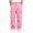 07-Pink, variant on Hvarlaun Kids Sweatpants Cargo Jogger Pants for Boys and Girls with Pockets, Elastic Waist Drawstring Loose Straight Leg Casual Activewear, Sizes 4-15 Years