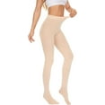 thumbnail image 3 of HSHDLDF Collants 80 Deniers pour Femmes Collants Opaques Doux Couleur Unie avec Pieds, 3 of 7