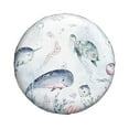 thumbnail image 2 of Gaeub Sea Animals 14-17in Tire Cover, Spare Tire Cover, for Camper Caravan, Trailer, Car, Truck, SUV, Jeep - 16 inch, 2 of 9