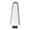 White, variant on Flexible Silicone Squeegee Scraper for Cleaning Bathroom Shower Glass Mirror Kitchen Countertop Sink Car Windshield Wiper - Universal Water Knife with Brush, 6.29 Inch, 1 Pack