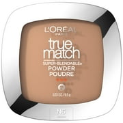 L'Oreal Paris True Match Super Blendable Oil Free Makeup Powder, Honey Beige, 0.33 oz