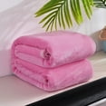 thumbnail image 5 of Qholemyo Solid Color Flannel Velvet Throw Blanket Soft Blanket For Couch Air Conditioning Blanket Casual Cover Blanket Gift Blanket Warm Small Blanket 59.05x39.37 Inches, 5 of 7