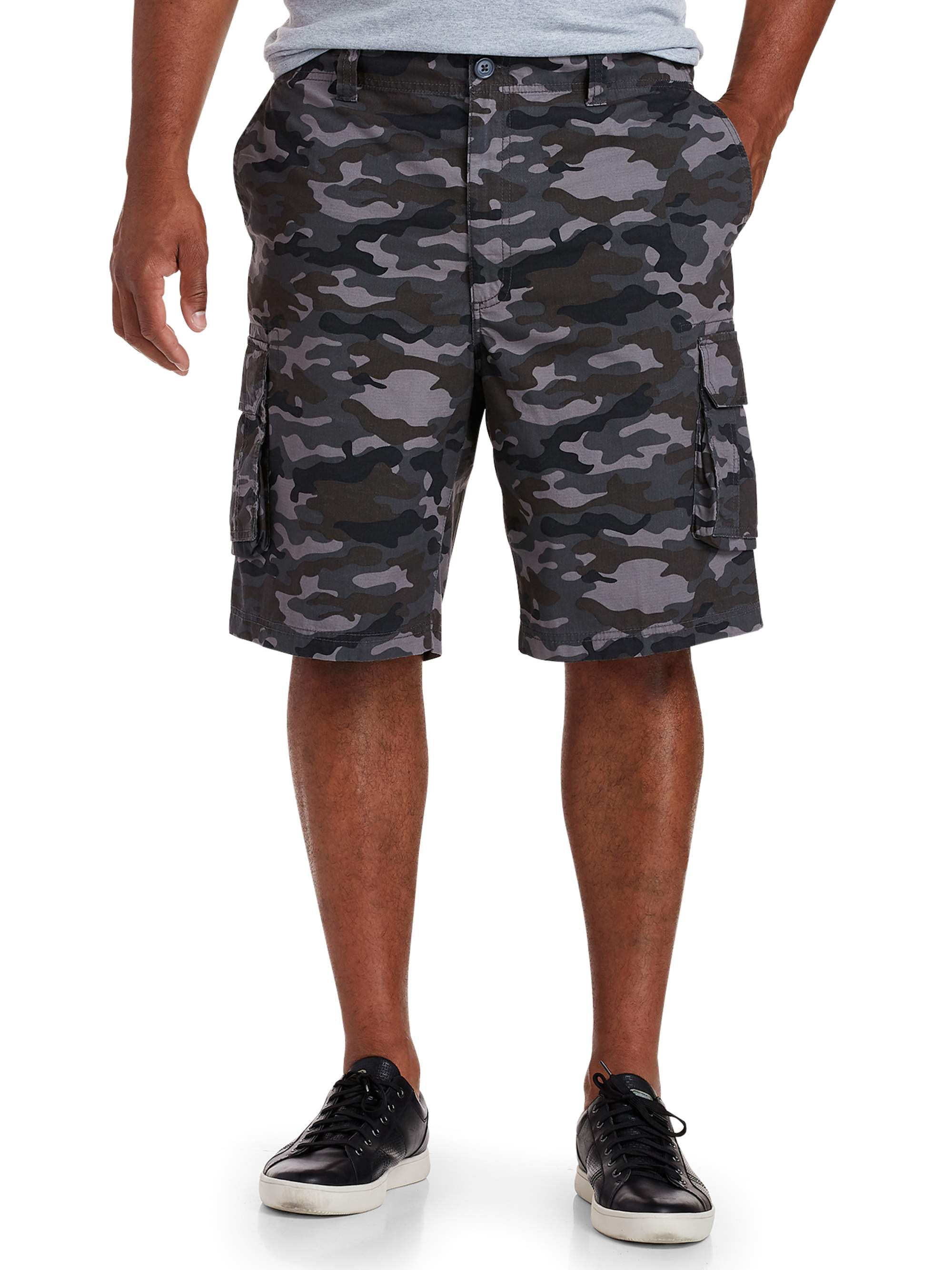 Essentials Mens Big & Tall Stretch Woven Training Short fit by DXL 