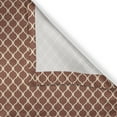 thumbnail image 6 of Ambesonne Retro Grommet Curtain, Chevron Scrolls, 50" x 63", Dark Orange Sand Brown, 6 of 6
