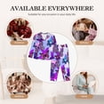 thumbnail image 7 of Pofeuu Flying Butterflies Print Womens Pajamas Set Long Sleeve Sleepwear Button Down Nightwear Soft Pj Lounge Sets Button Down Pajamas Women-XX-Large, 7 of 7
