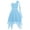 Light Blue, variant on Yartina Flower Girl Dress Kids One Shoulder Chiffon Party Wedding Dresses Pink 12