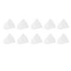 thumbnail image 2 of 10 tapones de silicona de repuesto para amplificadores de audición, tapones para el tímpano, color blanco, talla M, 2 of 14
