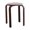 Walnut, variant on Lipstore Solid Wood Round Stool, Stackable Stool, Modern and Practical, Wooden Stool for Walnut