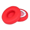thumbnail image 2 of 2 Pcs Coussinets d'Oreille de Rechange Coussin pour Beats Solo 2 / 3 Écouteurs Supra-Auriculaires Sans Fil Rouge, 2 of 7