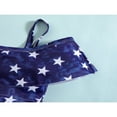 thumbnail image 4 of Toddler Girls Swimsuit Star Print Ruffle Crop Tops Bottom Shorts Swimwear, 4 of 6