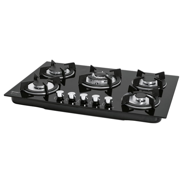 Parrilla de gas empotrable Foset PAGA-5EV 5 Quemadores Vidrio