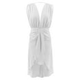 thumbnail image 4 of Sngxgn Women's Long Tank Maxi T-Shirt Summer Casual Dress(White,S), 4 of 5
