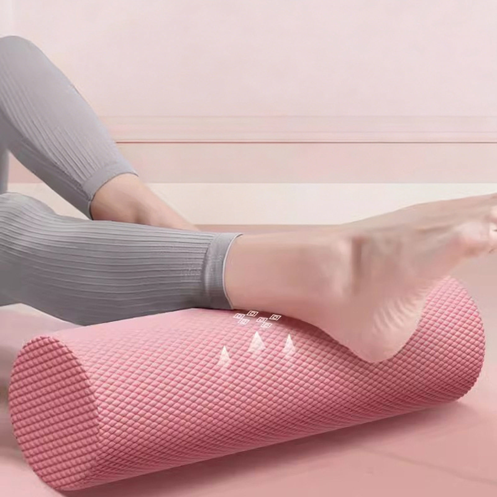 BVCL 11.8in EVA Soft Foam Roller For Muscle Yoga & Exercises – High Density Massage Roller For Fitness Recovery 30 Cm X 9.5 Cm Stability Yoga Pole Fitness For Home Practice