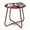 Metal,dark Red, variant on YEXJ Patio Side Table, Round Metal Steel Weather Resistant Portable Patio Table， Outdoor and Indoor Patio Small Table for Garden Balcony Yard,Metal,dark Red
