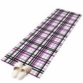 thumbnail image 2 of Purple Black Plaid Runner Rug 2x6 FT,Non Slip Hallway Rugs,Farmhouse Purple Black Checkered Washable Soft Floor Carpet Throw Runner Carpet Long Rugs for Entryway Kitchen Bedside Sliding Door, 2 of 8