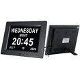 thumbnail image 2 of Digital Calendar Alarm Clock with 8 "Large Display, am Pm, 5 Alarms, Dementia Clocks Electronic LED Desk Calendar Alarm Clock for Seniors Perpetual Calendar, 2 of 9