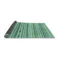 thumbnail image 2 of Ahgly Company Indoor Rectangle Solid Light Blue Modern Area Rugs, 7' x 10', 2 of 4