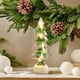 thumbnail image 4 of xihome Mini rbol de Navidad luminoso con luz LED - Decoracin navideña de escritorio de 14 cm para el hogar y la oficina - Adorno de copo de nieve a pilas, 4 of 6