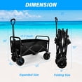 thumbnail image 4 of Carrito plegable YSSOA, arena de playa plegable con ruedas grandes, 4 of 9