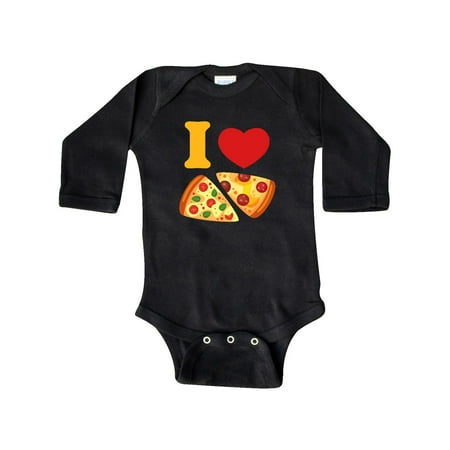 

Inktastic I Love Pizza Gift Baby Boy or Baby Girl Long Sleeve Bodysuit