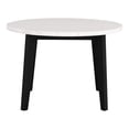 thumbnail image 2 of Furniture of America Dorth 45" Round Indoor Dining Table, Black and White, 2 of 7