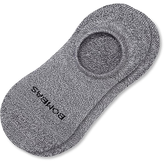 Bombas Mens No Show Gray - Large
