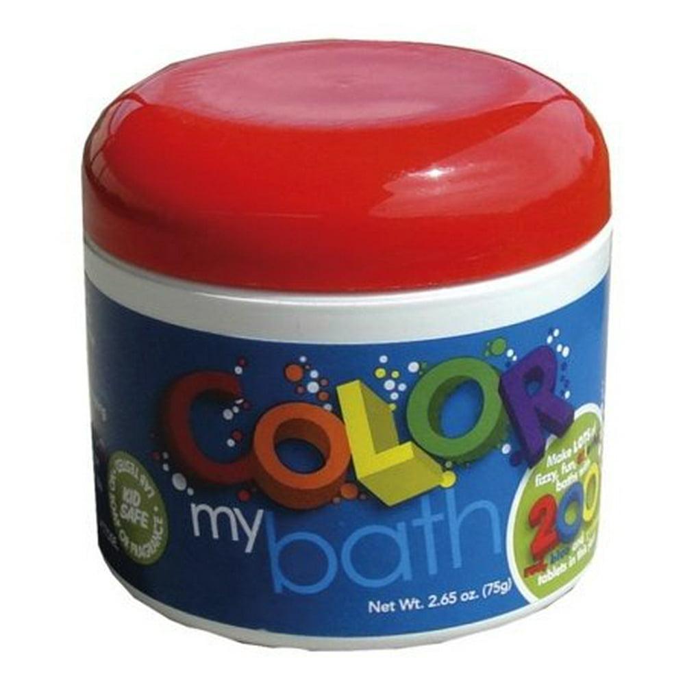 Color My Bath Color Changing Bath Tablets, 200Count