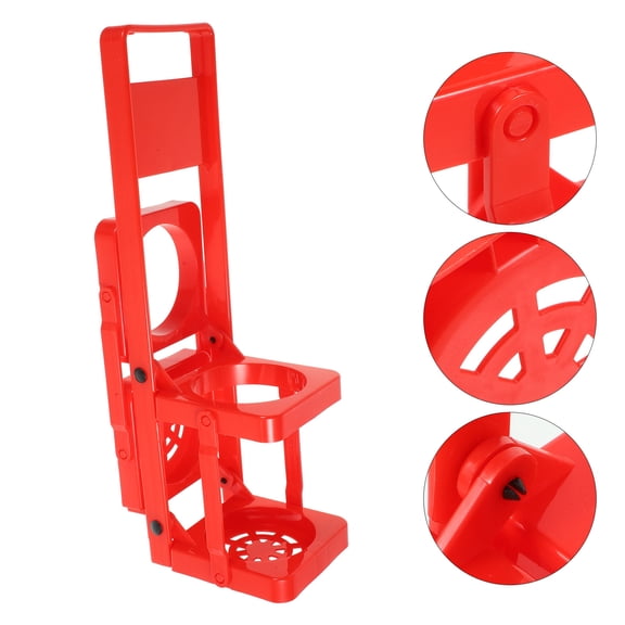 PAMINGONO Plastic Basket with Handle Beer Tote Basket Red 1Pack