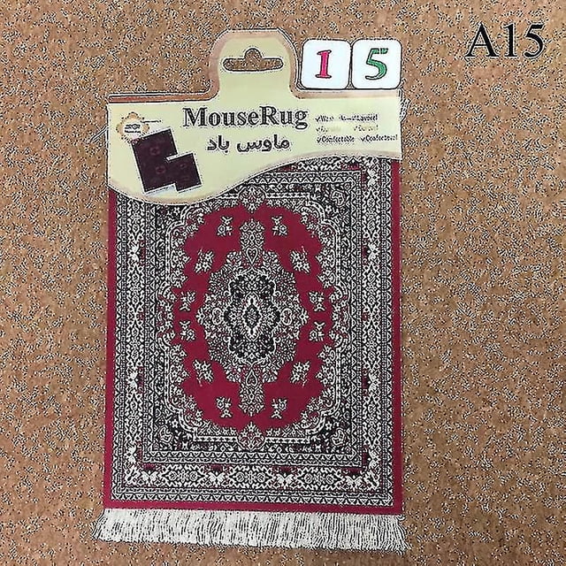 Rectangular Persian Mini Rug Woven Rug Mouse Pad Carpet Tassel Mat Best Gift