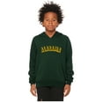 thumbnail image 2 of Daxton Youth Unisex Pullover Cities States Hoodie Mid-Weight Fleece Sweater - Alabama Hunter Gold, L, 2 of 3