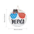 thumbnail image 2 of Advancent Letrero colgante de para puerta del Día de la Independencia único Guirnalda colgante hecha a mano Memorable Decoración redonda Letrero Kits de decoración para fiestas Numero 5 Advancent HA024761-05, 2 of 5