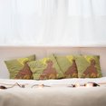 thumbnail image 3 of Ambesonne African Throw Pillow Cover 4 Pack, Fashion Lady with Earrings, 18", Multicolor, 3 of 6