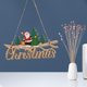 thumbnail image 2 of Letrero navideño colgante para puerta, placa rústica de madera, divertido para pared, hogar, Navidad Tarjeta inglesa del viejo, 2 of 7