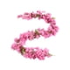 thumbnail image 1 of Yuarrent Flores artificiales de Sakura, guirnalda de vid, decoración de pasillo de Hotel, decoración de seda para balcón, jardín, fiesta, Kits de decoración para fiestas Rosa roja, 1 of 6