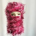 thumbnail image 1 of Gorro de Invierno con Capucha Shamjiam Pasamontañas Térmicos Rosa Negro, 1 of 8