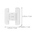 thumbnail image 2 of HEALEEP 10pcs Safety Lock for Fridge White Simple Design Prevent Finger Injury, 2 of 7