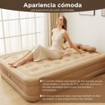 thumbnail image 4 of AWCBBT Colchon Inflables Matrimonial, Colch&oacute;n de Cama de Aire Suave con 2 Almohadas Hinchables, Incluye Bomba El&eacute;ctrica y Bolsa de Transporte Port&aacute;til, Cama Inflables, 4 of 7