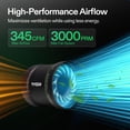 thumbnail image 2 of Ventilador Booster en Línea VIVOSUN 6" 345 CFM Control de Velocidad Silencioso, 2 of 8