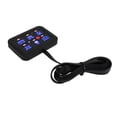 thumbnail image 3 of Automatic Dimmable LED Touch Control Panel, Wide Applicability Long Lifespan Stable Connection 6 Gang LED Switch Panel  For Vehicle, 3 of 8