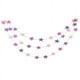 thumbnail image 1 of Nvzi Paquete de 5 guirnaldas de estrellas brillantes de 13 pies para decoración, banderines colgantes brillantes, bodas, cumpleaños, festivales, fiestas, color rosa y morado, 1 of 4