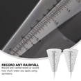 thumbnail image 2 of GOOHOCHY Medidor de lluvia en forma de cono 2pcs Tapón de medición Medidor de lluvia transparente, 2 of 8