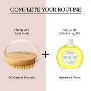 Legology Natural Exfoliating Dry Body Brush for Skin Detox & Cellulite - Lymph-Lite Body Brush