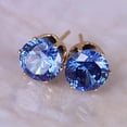 thumbnail image 6 of SmartBy Ear Studs Elegant All Match Cubic Zirconia Round Exquisite Earrings for Dating, 6 of 7