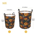 thumbnail image 3 of Picia Sunflowers Large Laundry Basket, Waterproof, Freestanding Laundry Hamper, Collapsible Tall Clothes Hamper with Extended Handles-Medium, 3 of 8