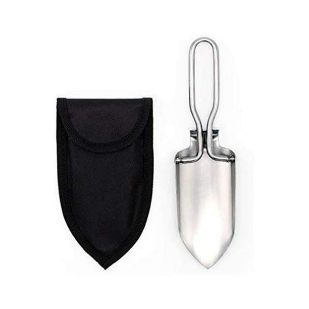 Advancent Pala plegable de mano para sobrevivir, excavación para acampar al aire libre, pala multifunción, paleta ergonómica, removedor, Jardín y Patio